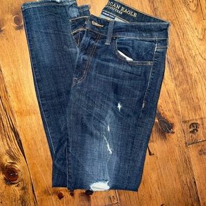 AE Dark Blue Skinny jeans sz 29x30